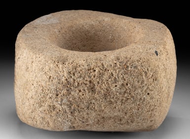 Large Casas Grandes Stone Mortar, Well-Used
