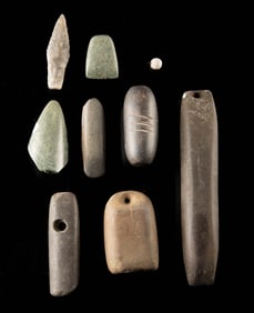 8 Native American / Pre-Columbian Stone Tools