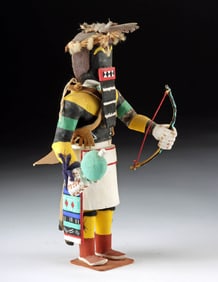 1970s Hopi Pueblo Wood Chakwaina Ogre Kachina