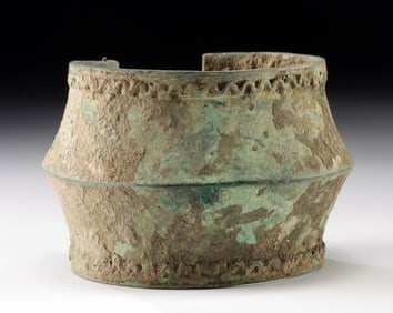 Middle Niger Civilization Copper Currency Cuff Bracelet