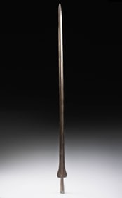Long African Maasai Iron Spear Head for Hunting