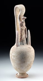 Canosan Polychrome Amphora with Caryatid