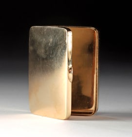 20th C. American 14K Gold Pill Case - 21.6 Grams