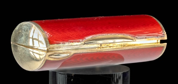 Russian Gilt Silver Cigarette Case