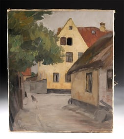 Sally Philipsen Painting "Dragor" (ca. 1915)