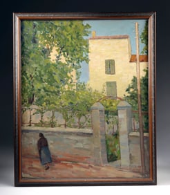 Aage Fersing "Yellow House, Provence" 1959