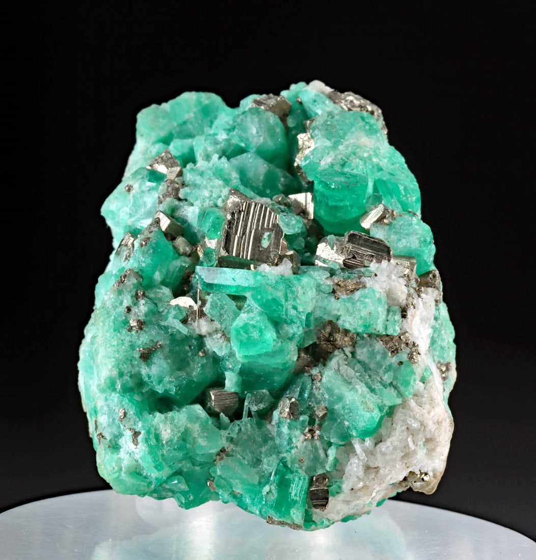 Colombian Muzo Emerald Specimen w/ Pyrite (51 grams) (1 of 4)