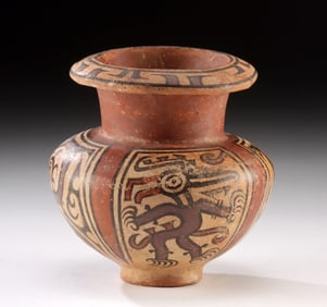 Gran Cocle Macaracas Jar Abstract Creatures, ex-Tillou