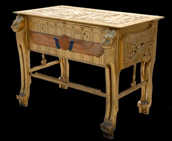 Egyptian Revival Table Lion Claw Legs, ex-Sotheby's