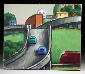 Lockwood Dennis Painting "Emerson, Magnolia" (2007)