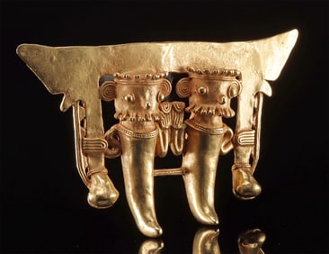 Exceptional Costa Rican Diquis Gold Pendant 389 grams!