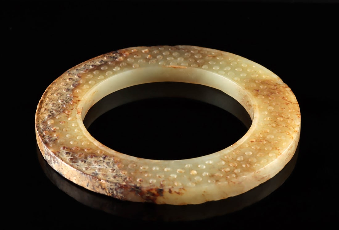 Chinese Han Dynasty Nephrite Jade Bi Disc (1 of 5)