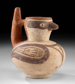 Panamanian Gran Coclé Polychrome Bird Effigy Vessel, ex-Tillou