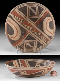 Fine Casas Grandes Polychrome Shallow Bowl, ex-Tillou