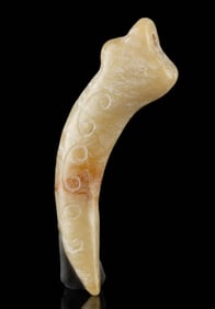 Chinese Nephrite Jade Talon Claw Pendant