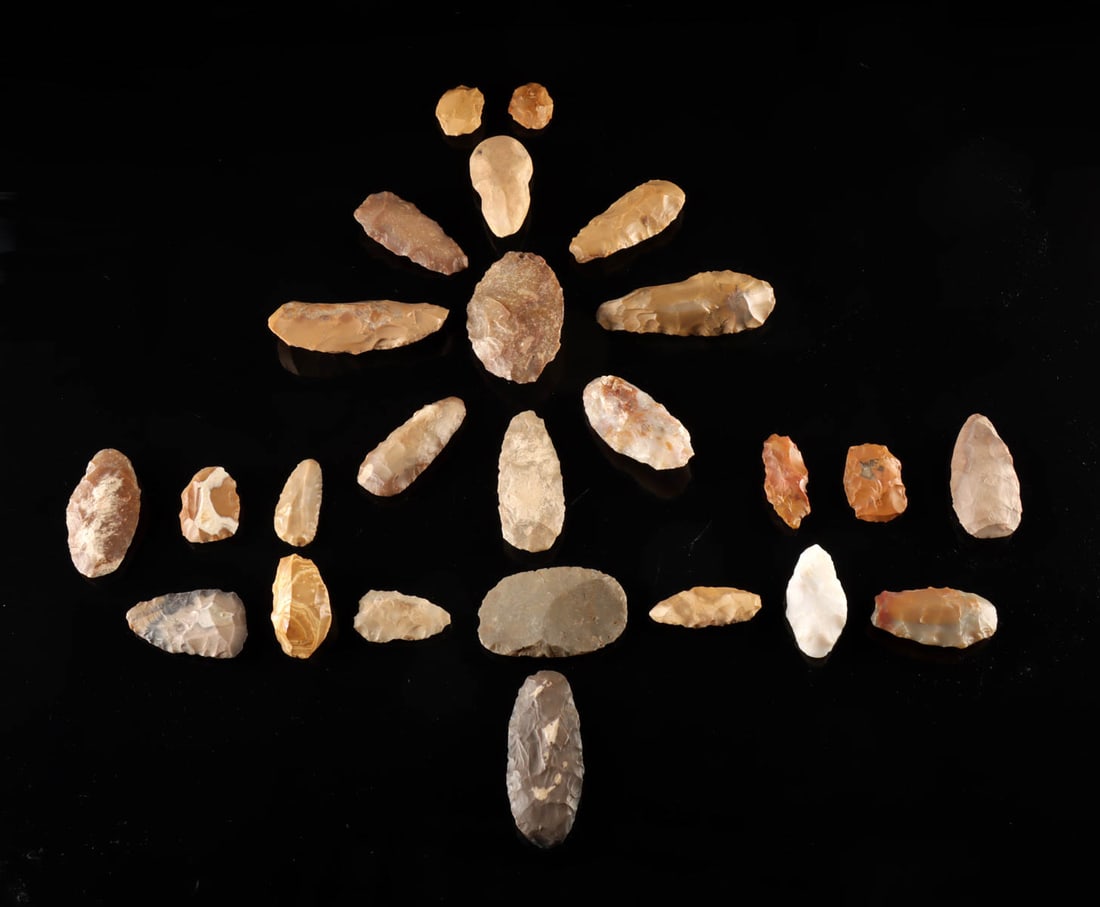 25 Paleolithic / Mesolithic African Stone Tools (1 of 2)