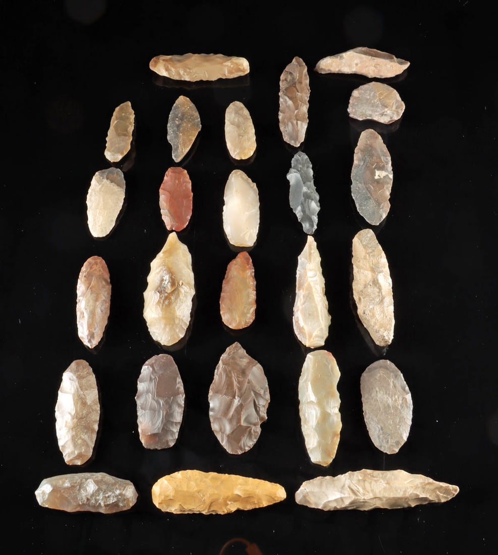 25 African Upper Paleo & Mesolithic Stone Tools (1 of 1)