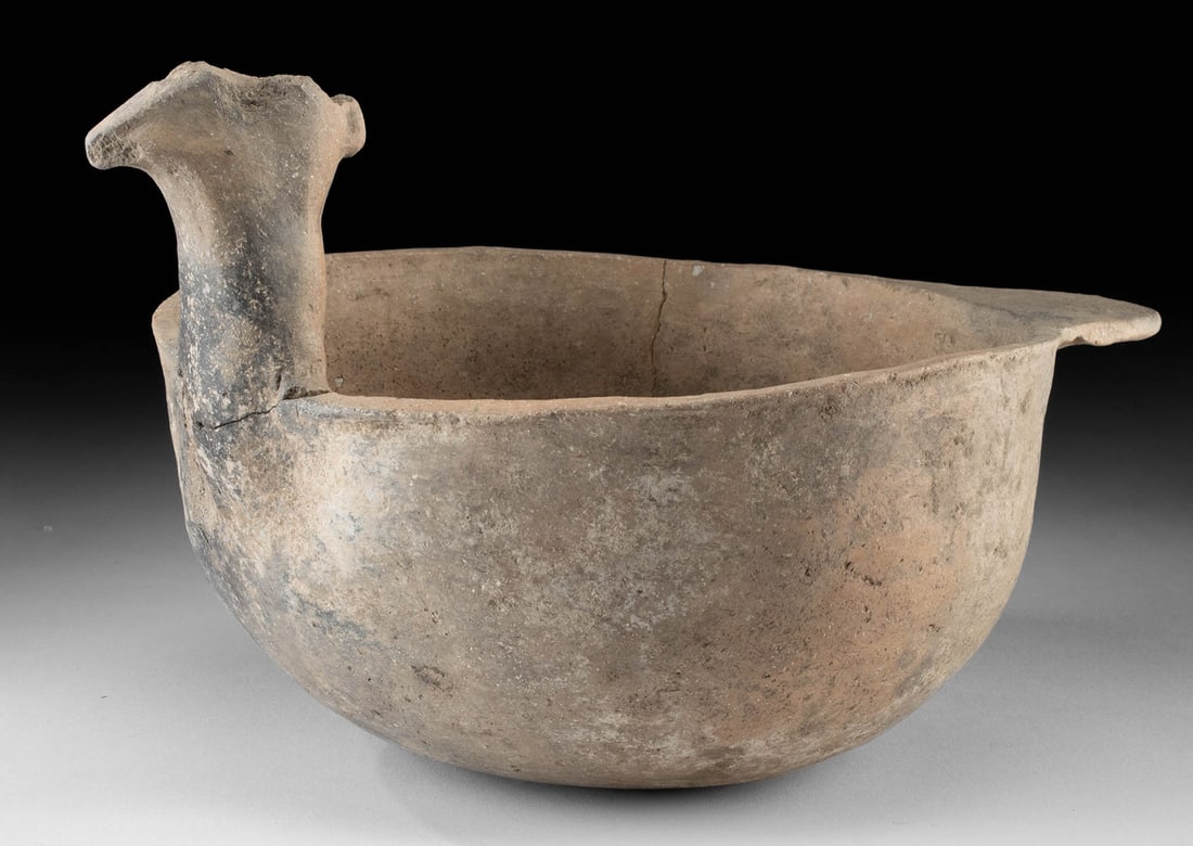 Prehistoric Mississippian Pottery Effigy Vessel Duck (1 of 3)