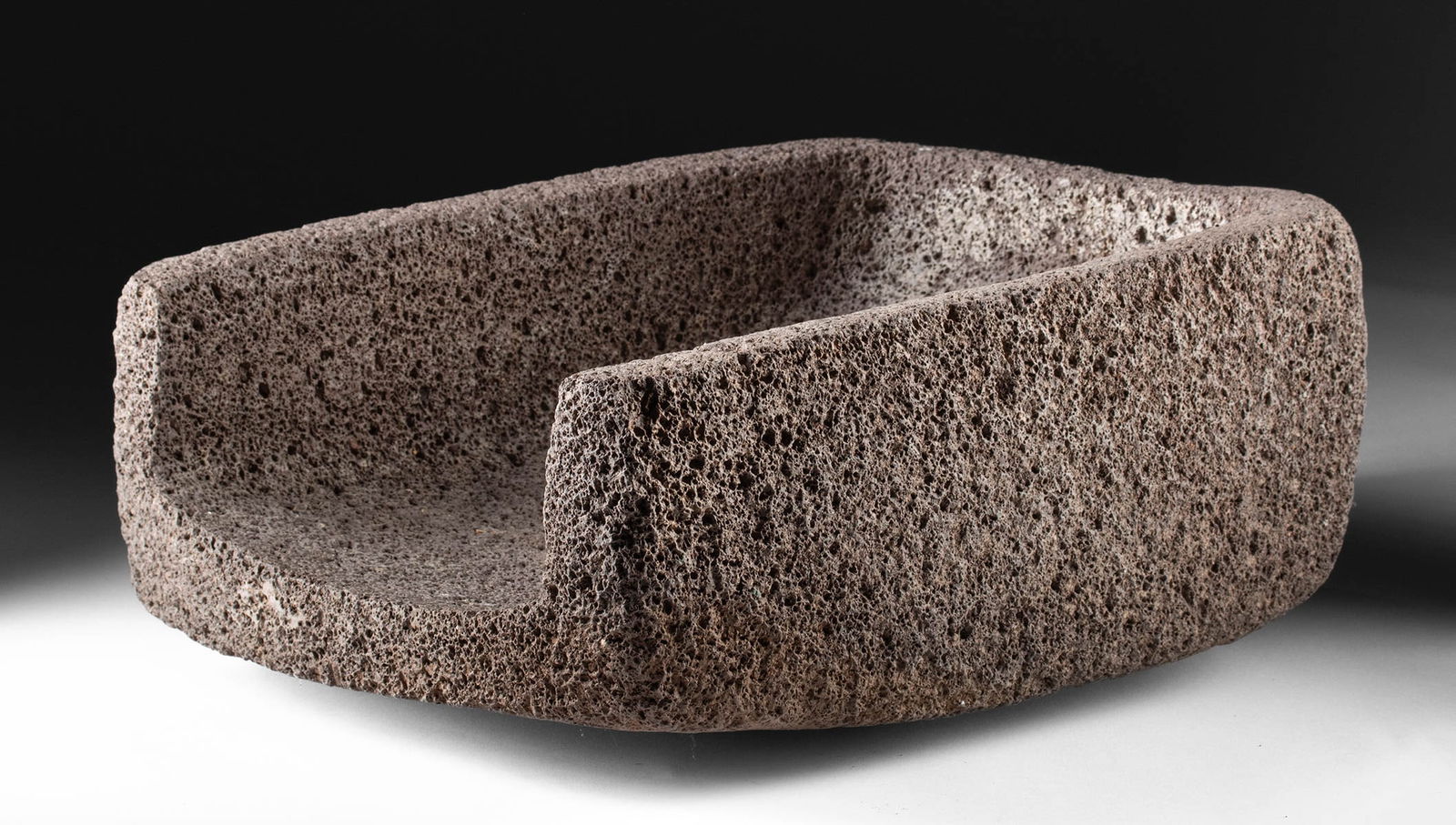 Sizeable Prehistoric Anasazi Volcanic Stone Metate (1 of 3)