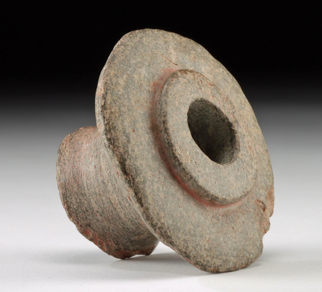 Chavin Greenstone Mace Head - Discoid Form (1 of 2)