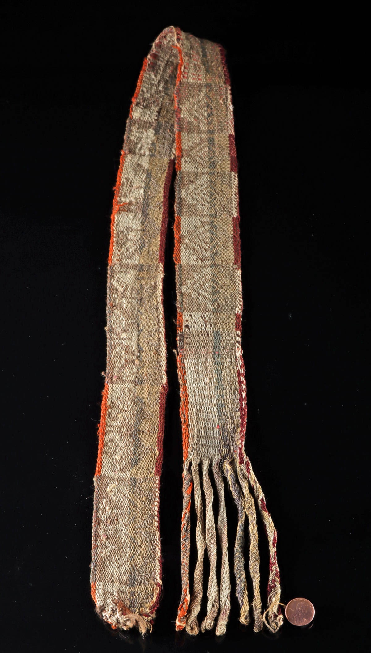 Chimu Wool Belt Sash, Double Weave Technique (1 of 3)