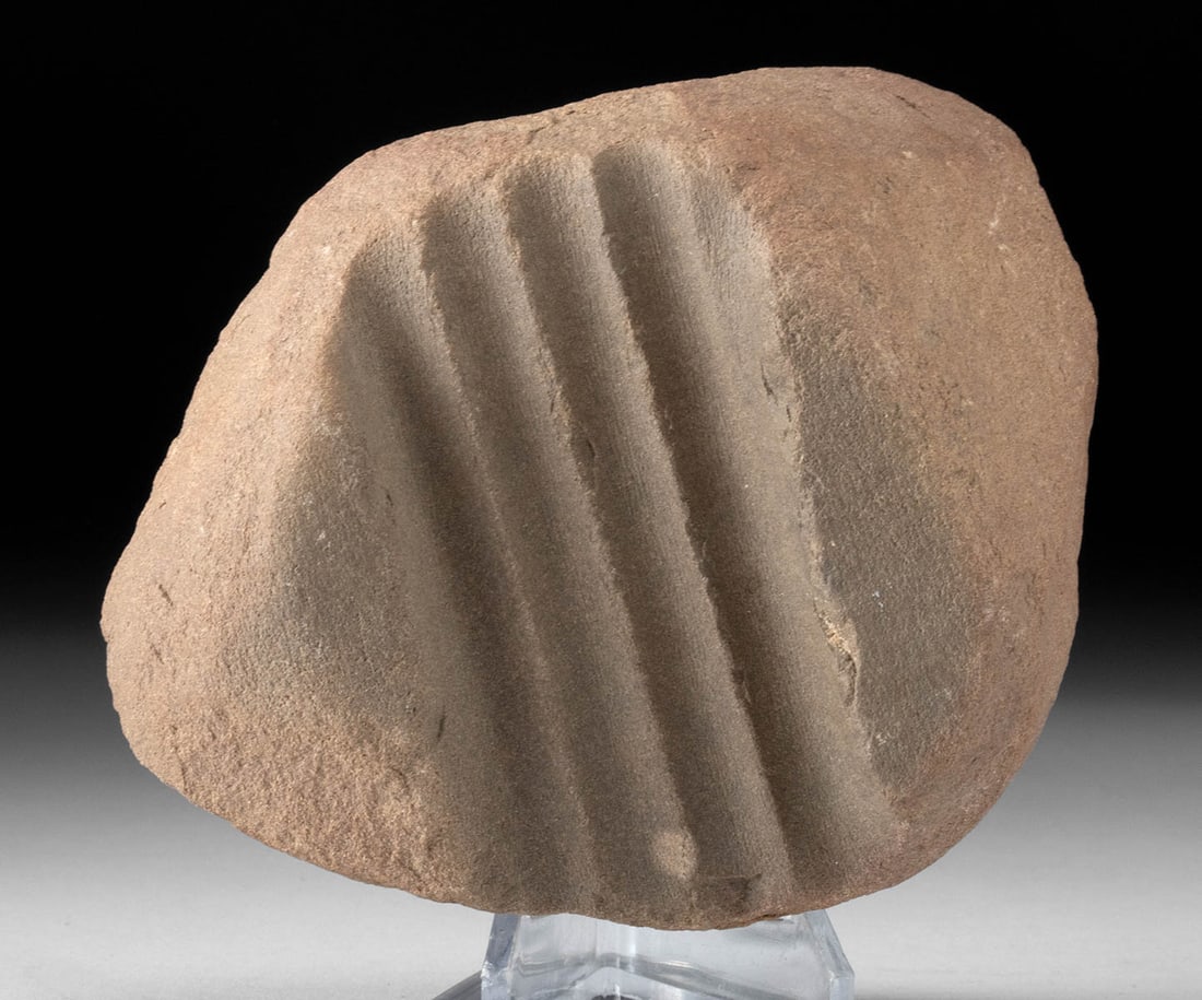 Prehistoric Hohokam Stone Arrow Shaft Straightener (1 of 2)