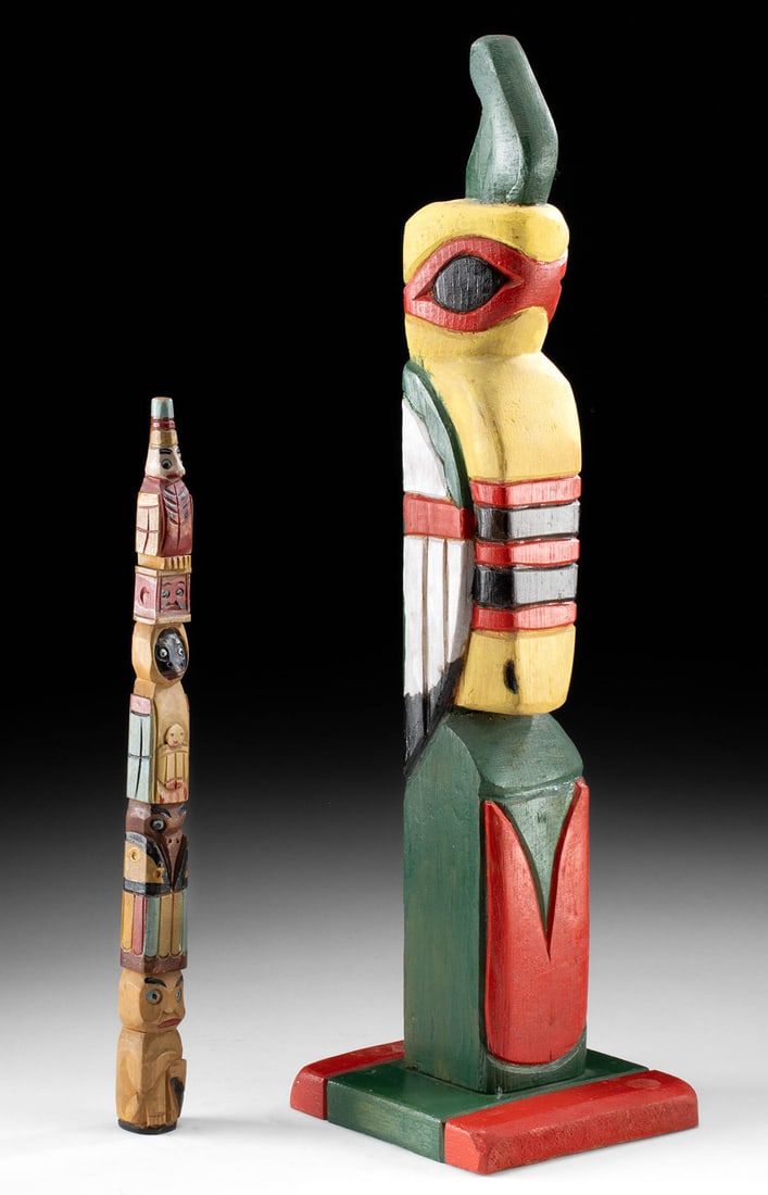Pacific Northwest Coast Canadian Totem Poles (1 of 3)
