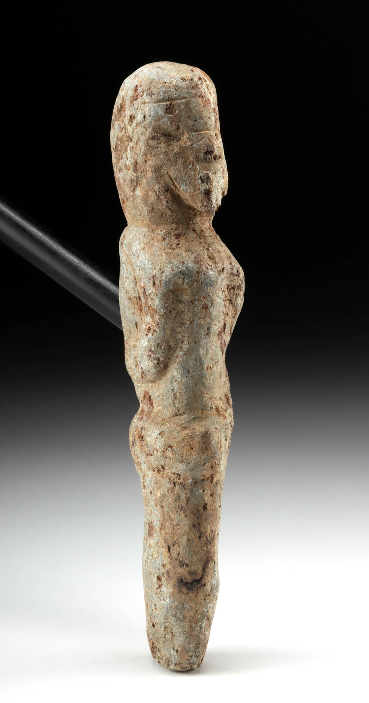African Bura Stone Figural Finial (1 of 3)