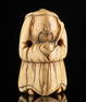 18th C. Chinese Ivory Toggle of Immortal Dongfang Shuo