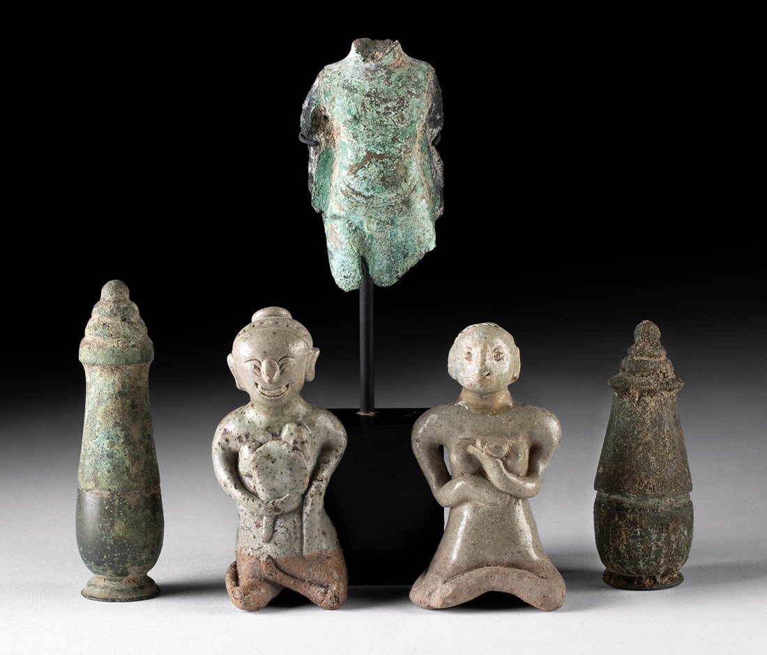Cambodian Bronze and Thai Pottery Artifacts (1 of 2)