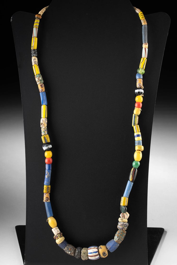 18th C. African / Venetian Glass Trade Bead Necklace (1 of 2)