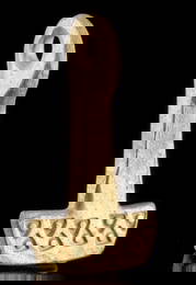 9th C. Viking Gold  Mjolnir (Thor's Hammer)