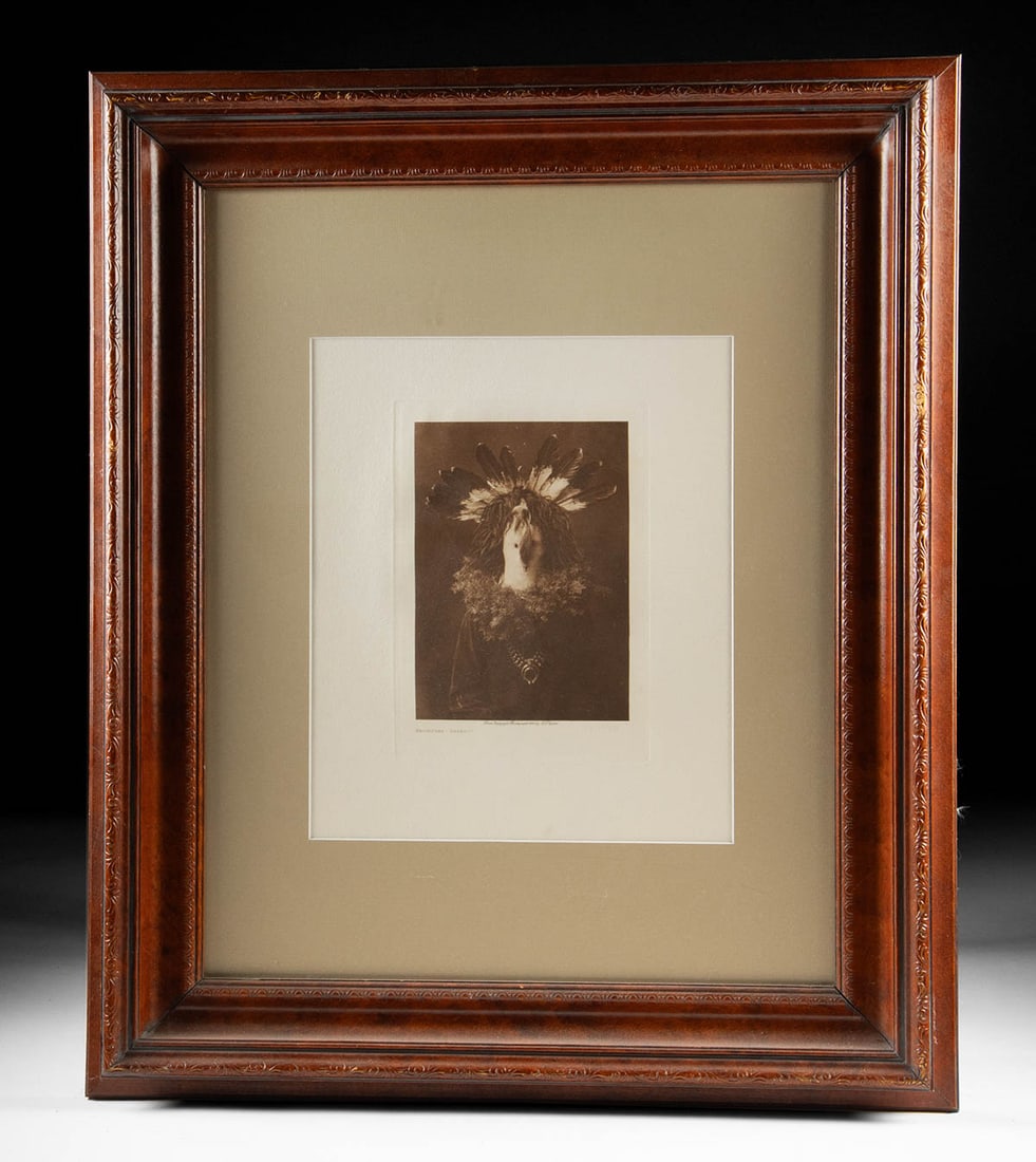 Edward Curtis Photogravure "Haschogan - Navaho" (1 of 3)