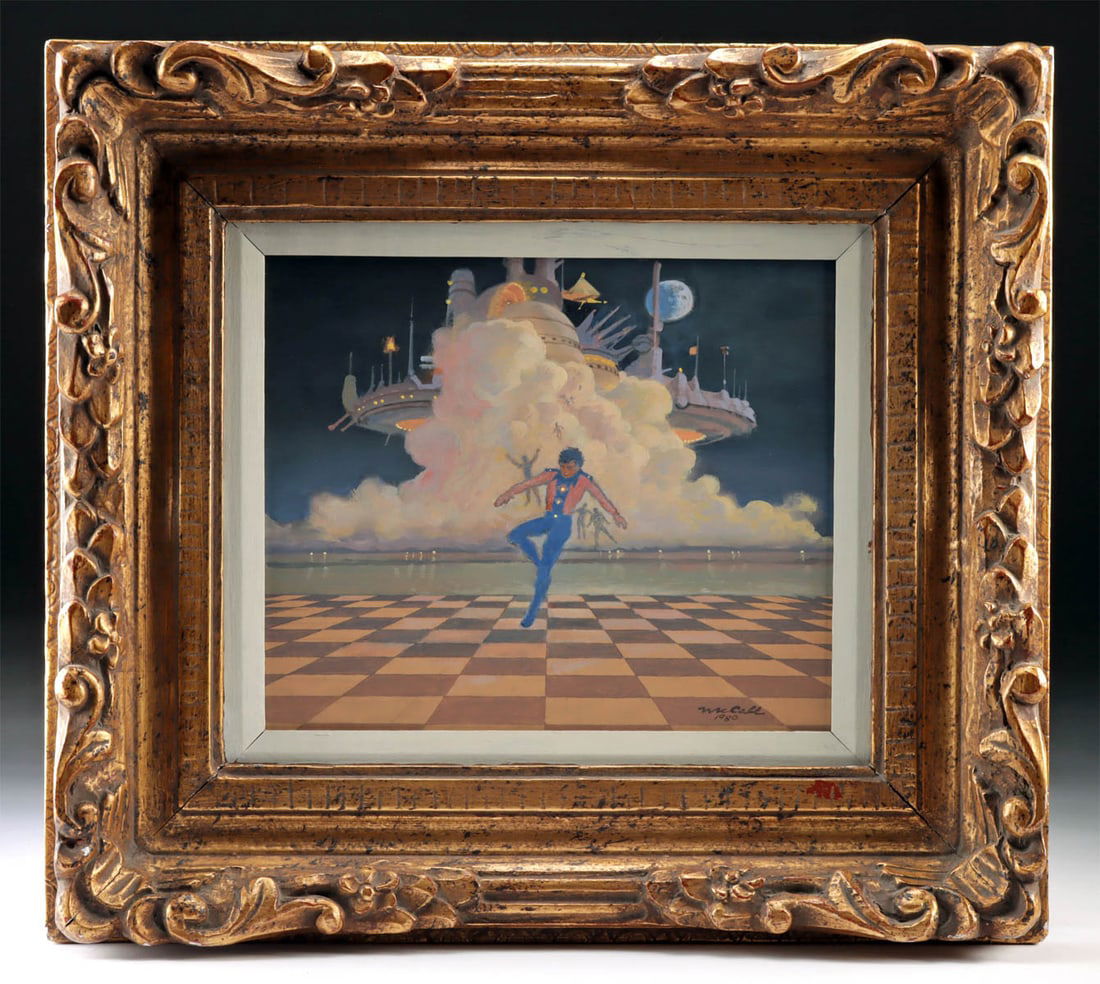 Robert McCall Painting "Arrival" (1980) (1 of 4)