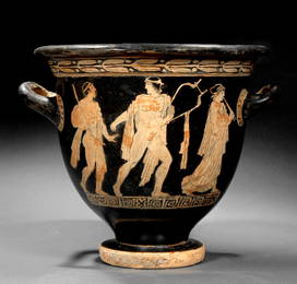 Attic Red-Figure Bell Krater by The Christie Painter ALR