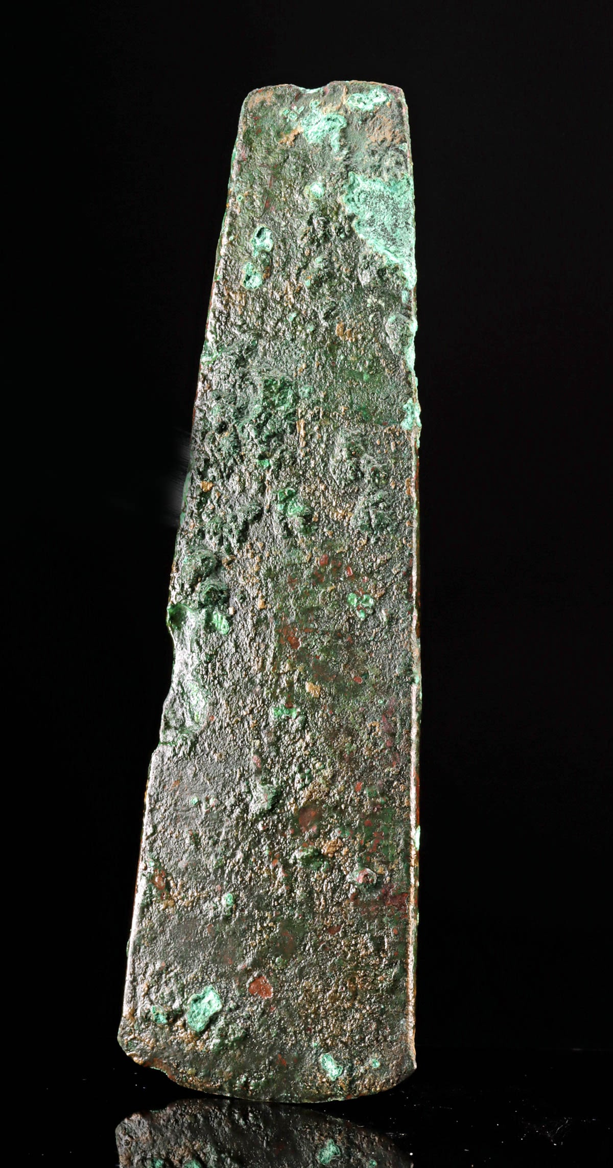 Ancient Hopewell Mound Builder Copper Celt Blade (1 of 2)
