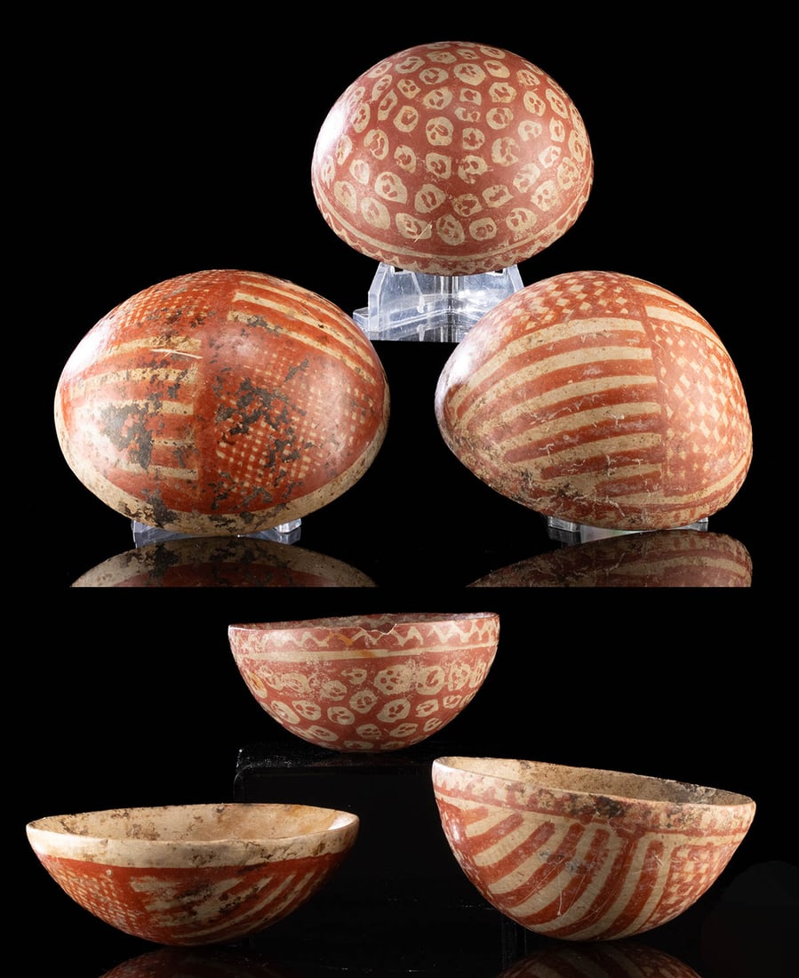 Three Small Michoacan Pottery Bowl (1 of 4)