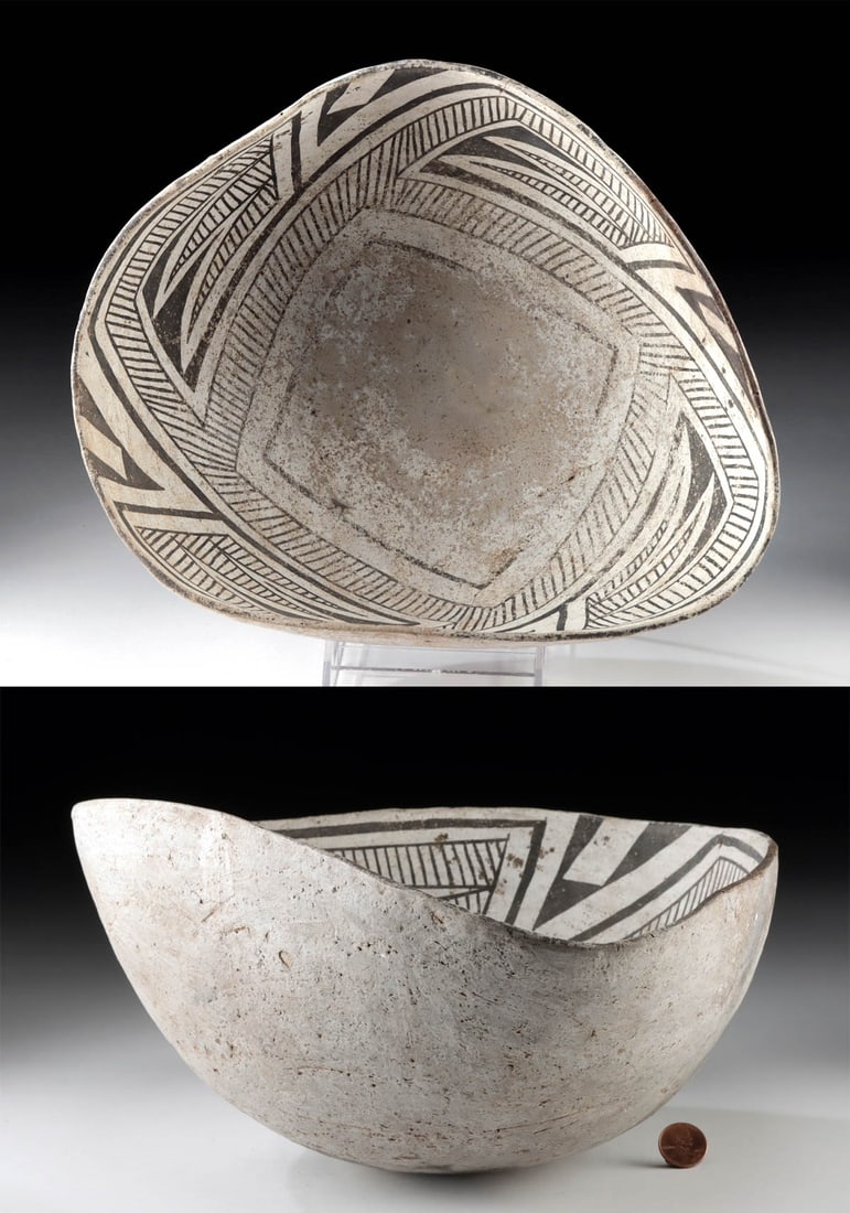Prehistoric Anasazi Chaco Canyon Scoop Bowl (1 of 4)