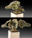 Theodore Gall Bronze Sculpture - Alligator Attack