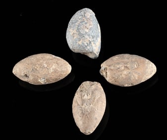 1st C. Roman Lead "Singing" Slingshot Bullets