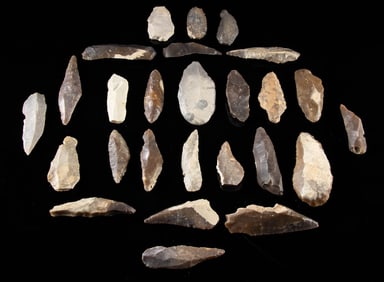 26 Mesolithic African Moroccan Stone Tools
