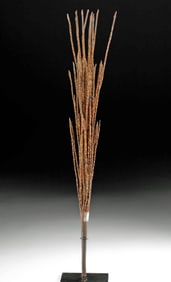 20th C. African Mumuye Forged Iron Rain Wand