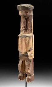 Early 20th C. Panamanian Kuna Wood Figure, Nuchu