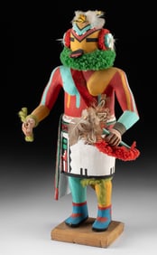 Hopi Wood Hummingbird Kachina by Harold Polingyumptewa