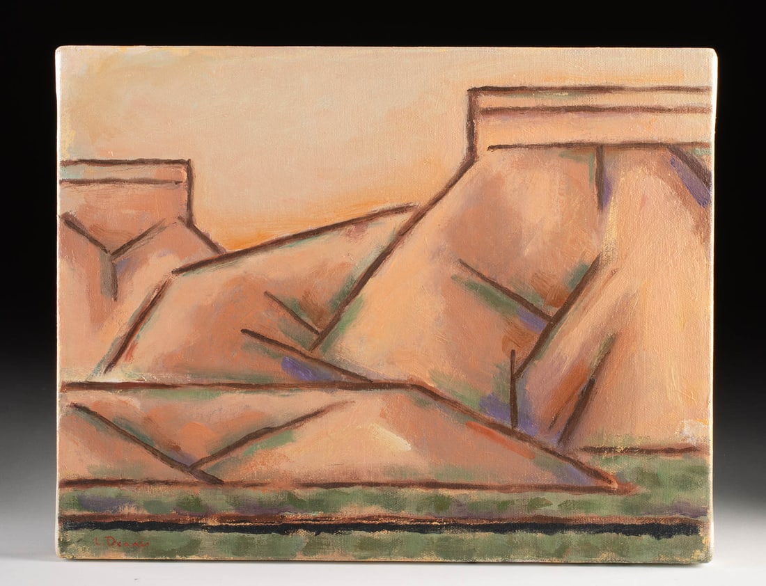 Lockwood Dennis Painting "Mesas" (2002) (1 of 3)