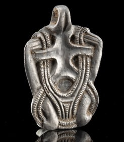 Viking Silver Pendant - Jellinge Style