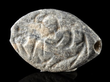 Mesopotamian Stone Stamp Seal Examined by W. Lambert