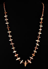 Ancient Western Asiatic Carnelian Bead Strand