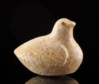 Bactrian Marble Bird Game Piece