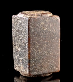 Chinese Neolithic Liangzhu Stone Cong Bead